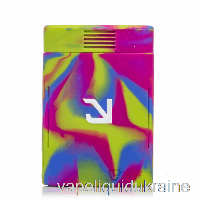 Vape Liquid Ukraine Eyce Solo Silicone Dugout Cotton Candy (Lime Green / Magenta / Violet) - BG
